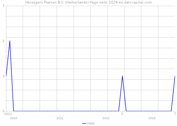 Hereijgers Planten B.V. (Netherlands) Page visits 2024 