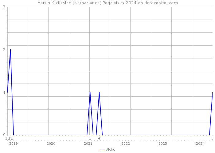 Harun Kizilaslan (Netherlands) Page visits 2024 