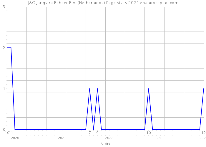 J&C Jongstra Beheer B.V. (Netherlands) Page visits 2024 