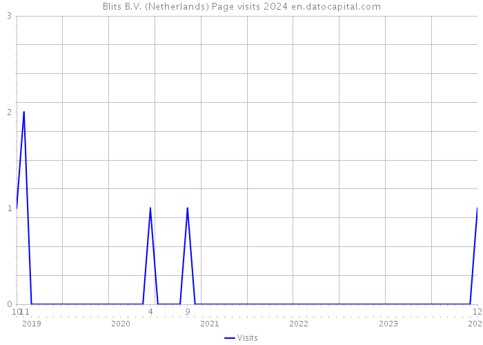 Blits B.V. (Netherlands) Page visits 2024 