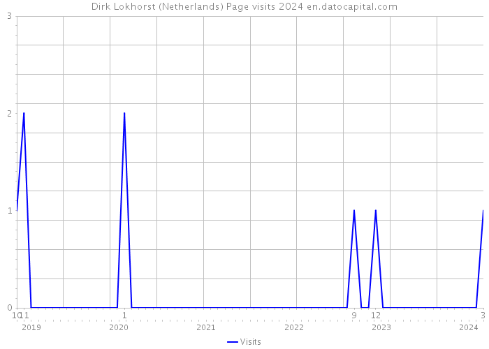 Dirk Lokhorst (Netherlands) Page visits 2024 
