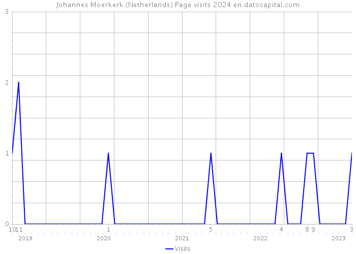 Johannes Moerkerk (Netherlands) Page visits 2024 