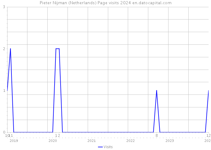 Pieter Nijman (Netherlands) Page visits 2024 