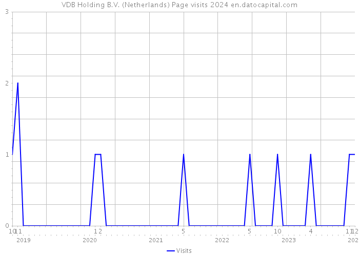 VDB Holding B.V. (Netherlands) Page visits 2024 