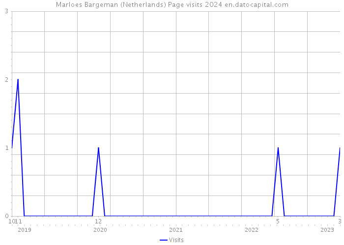 Marloes Bargeman (Netherlands) Page visits 2024 