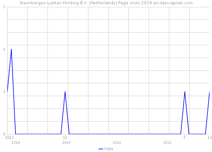 Steenbergen Lukkes Holding B.V. (Netherlands) Page visits 2024 
