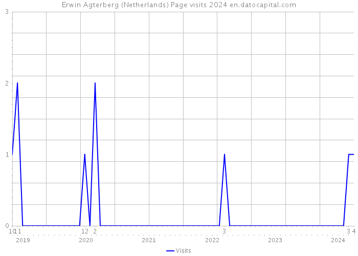 Erwin Agterberg (Netherlands) Page visits 2024 