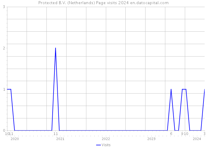 Protected B.V. (Netherlands) Page visits 2024 