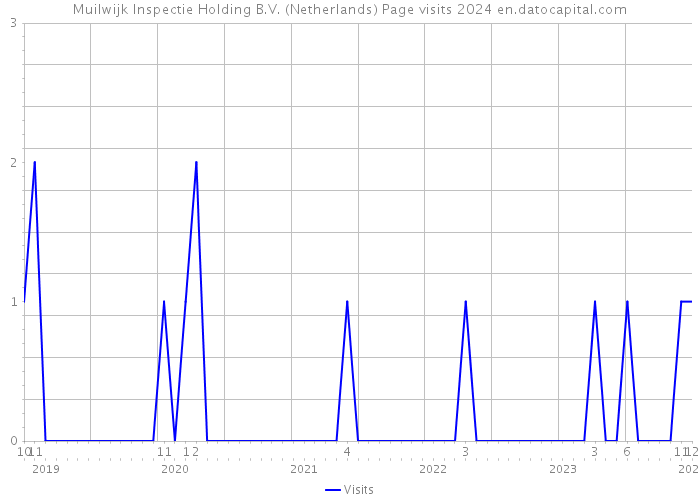 Muilwijk Inspectie Holding B.V. (Netherlands) Page visits 2024 