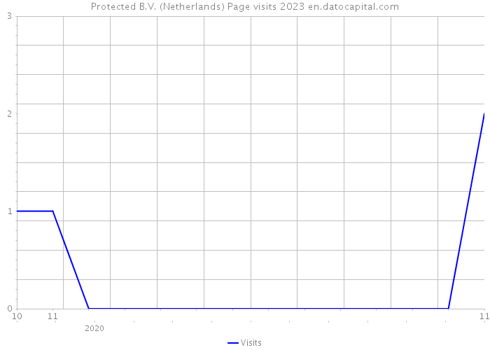 Protected B.V. (Netherlands) Page visits 2023 