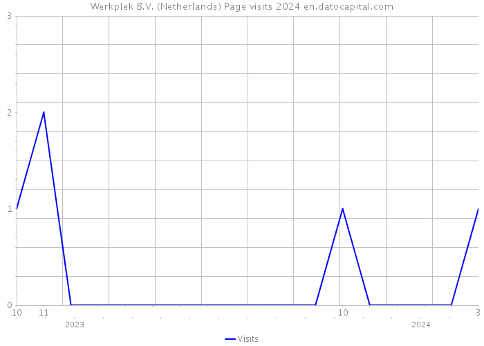 Werkplek B.V. (Netherlands) Page visits 2024 