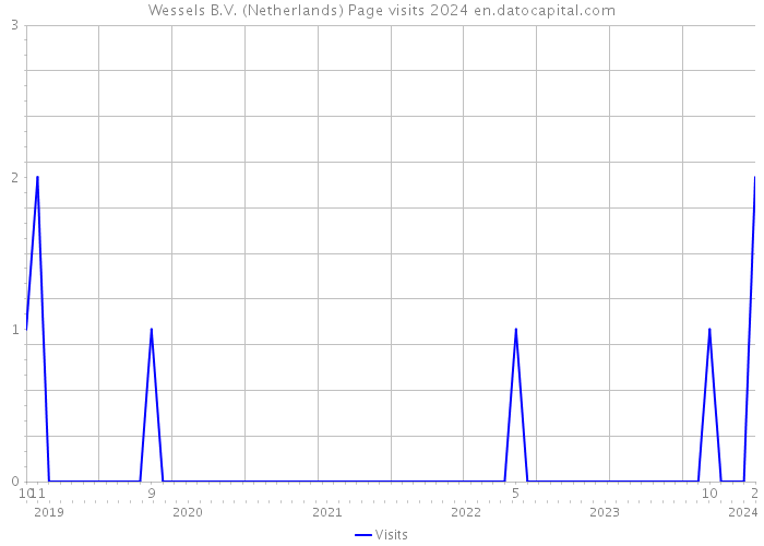 Wessels B.V. (Netherlands) Page visits 2024 
