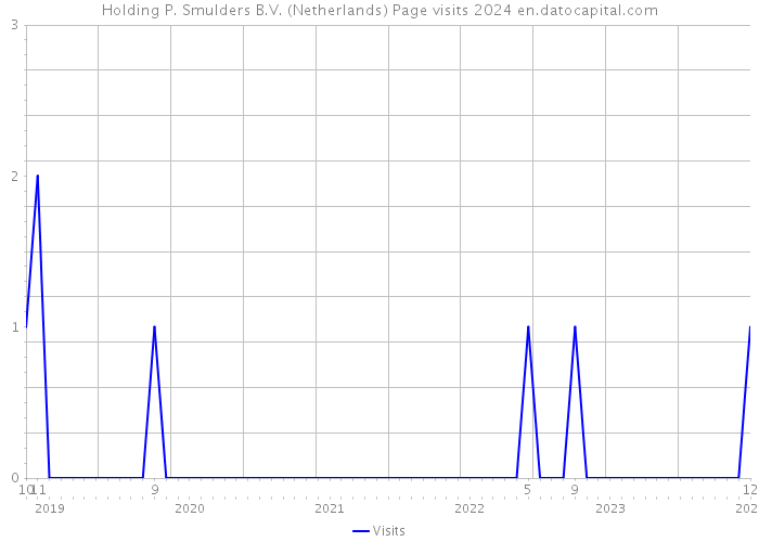 Holding P. Smulders B.V. (Netherlands) Page visits 2024 