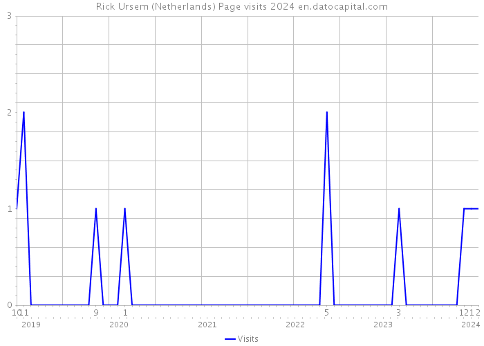 Rick Ursem (Netherlands) Page visits 2024 