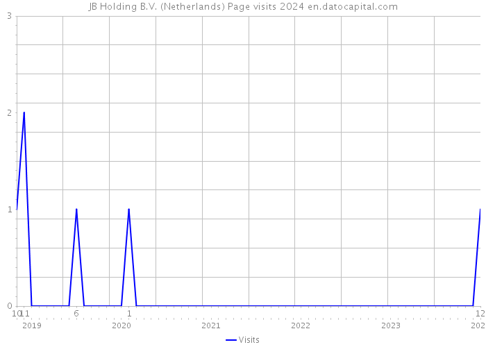 JB Holding B.V. (Netherlands) Page visits 2024 