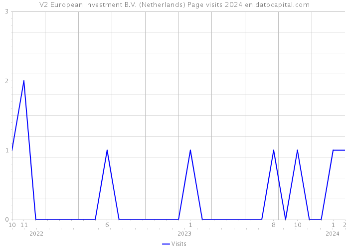 V2 European Investment B.V. (Netherlands) Page visits 2024 