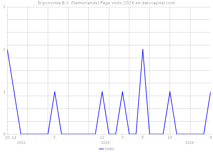 Ergonomia B.V. (Netherlands) Page visits 2024 
