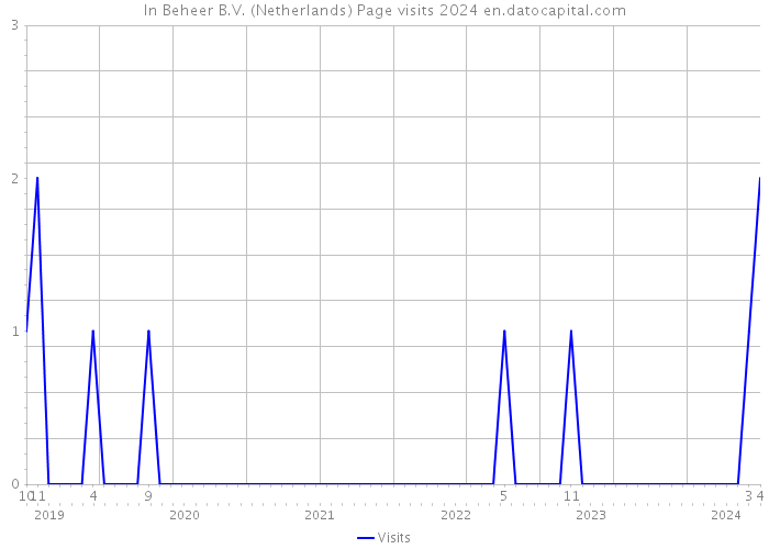 In Beheer B.V. (Netherlands) Page visits 2024 