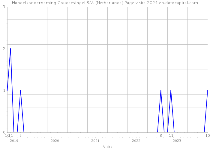 Handelsonderneming Goudsesingel B.V. (Netherlands) Page visits 2024 