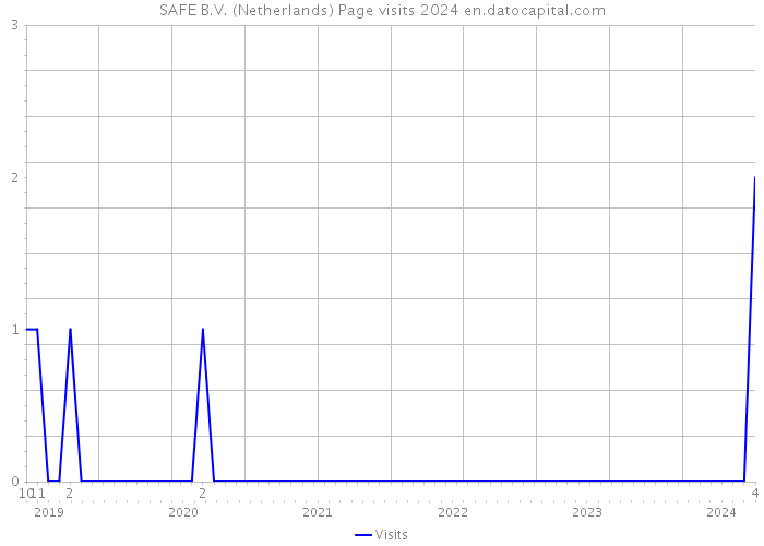 SAFE B.V. (Netherlands) Page visits 2024 