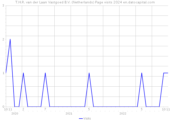T.H.R. van der Laan Vastgoed B.V. (Netherlands) Page visits 2024 