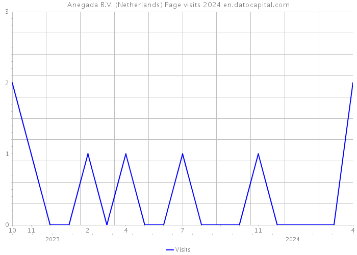 Anegada B.V. (Netherlands) Page visits 2024 