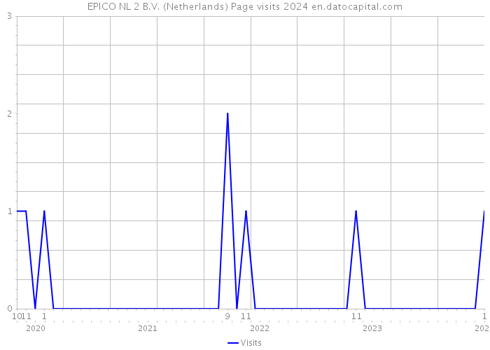 EPICO NL 2 B.V. (Netherlands) Page visits 2024 