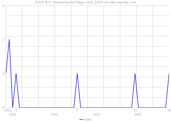 SOOF B.V. (Netherlands) Page visits 2024 