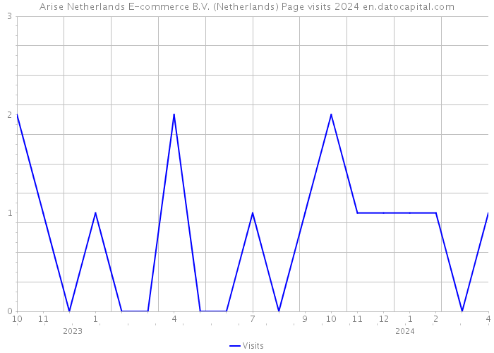 Arise Netherlands E-commerce B.V. (Netherlands) Page visits 2024 