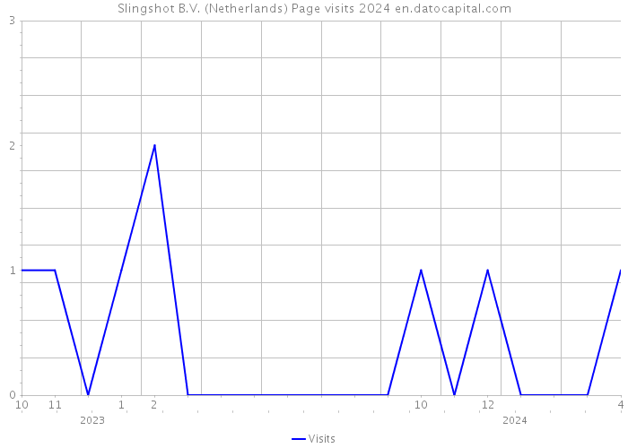 Slingshot B.V. (Netherlands) Page visits 2024 