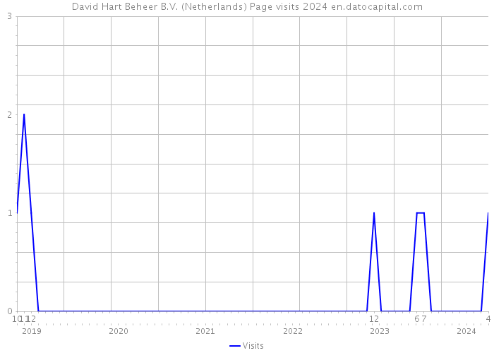 David Hart Beheer B.V. (Netherlands) Page visits 2024 