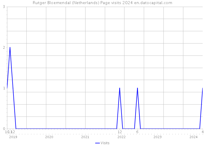 Rutger Bloemendal (Netherlands) Page visits 2024 