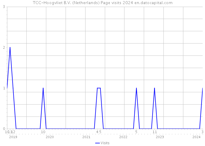TCC-Hoogvliet B.V. (Netherlands) Page visits 2024 