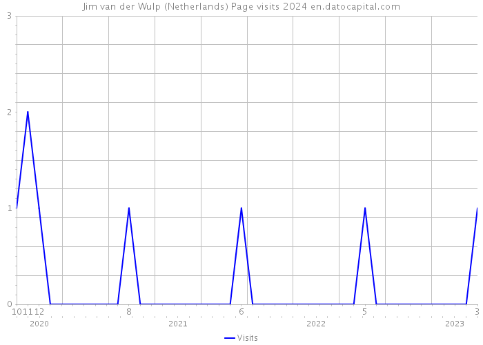 Jim van der Wulp (Netherlands) Page visits 2024 