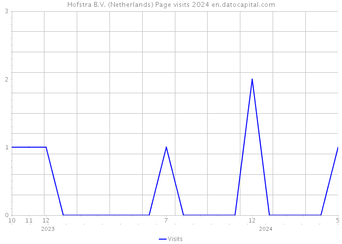 Hofstra B.V. (Netherlands) Page visits 2024 
