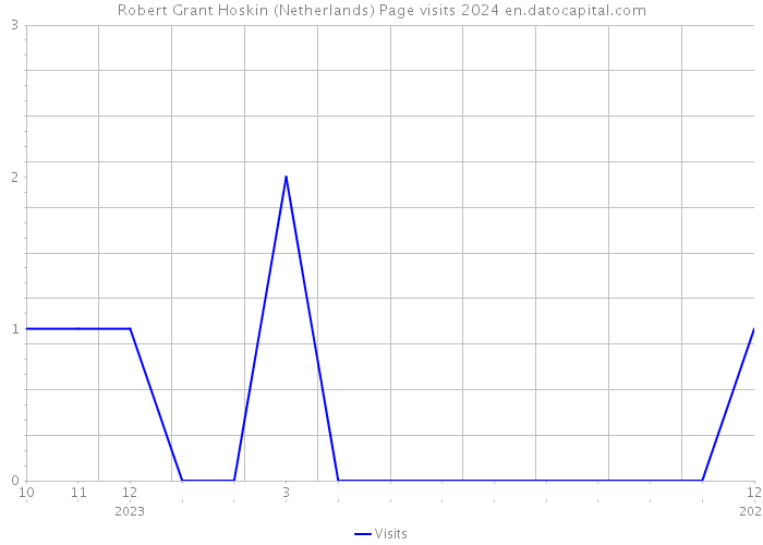 Robert Grant Hoskin (Netherlands) Page visits 2024 