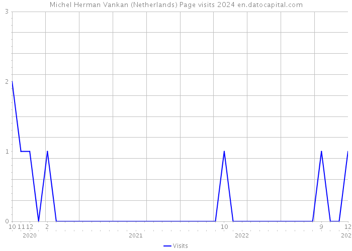 Michel Herman Vankan (Netherlands) Page visits 2024 
