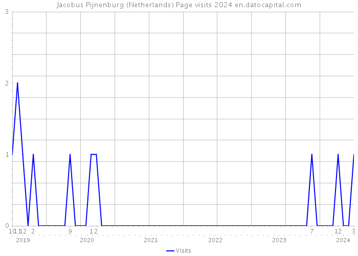 Jacobus Pijnenburg (Netherlands) Page visits 2024 