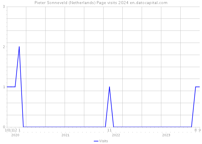 Pieter Sonneveld (Netherlands) Page visits 2024 