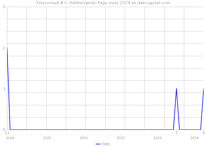 Teleconsult B.V. (Netherlands) Page visits 2024 