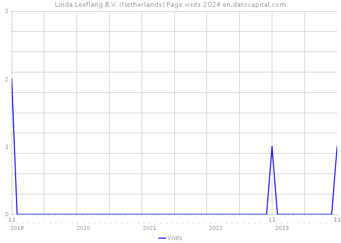Linda Leeflang B.V. (Netherlands) Page visits 2024 