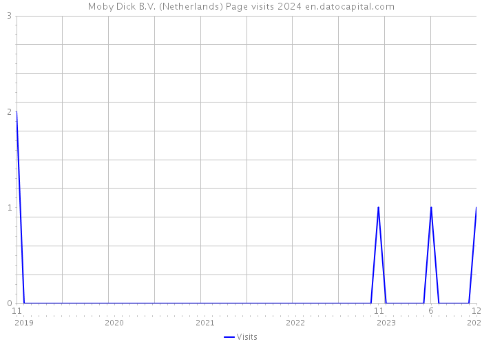 Moby Dick B.V. (Netherlands) Page visits 2024 