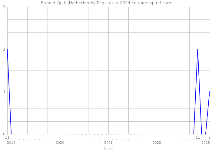 Ronald Quik (Netherlands) Page visits 2024 