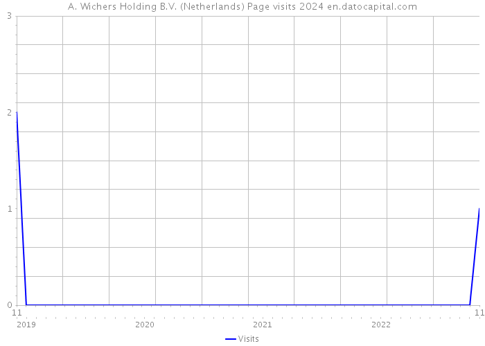 A. Wichers Holding B.V. (Netherlands) Page visits 2024 