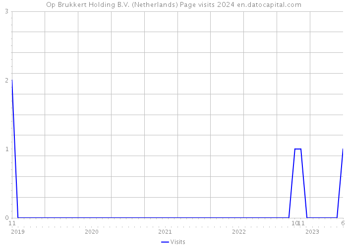 Op Brukkert Holding B.V. (Netherlands) Page visits 2024 