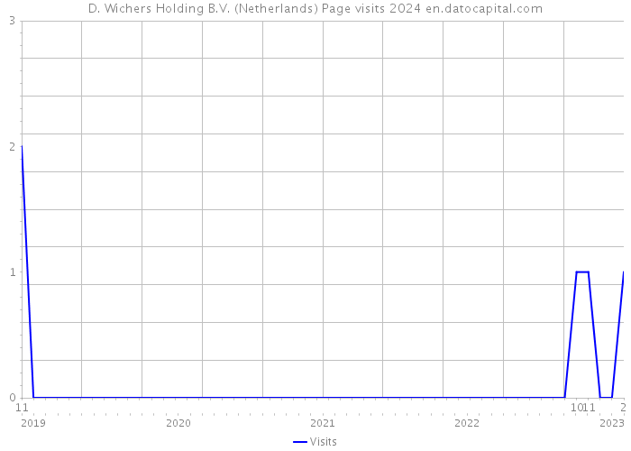 D. Wichers Holding B.V. (Netherlands) Page visits 2024 