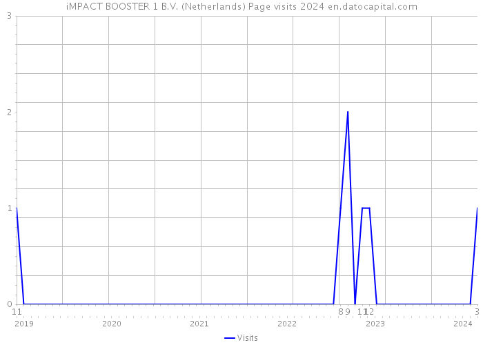 iMPACT BOOSTER 1 B.V. (Netherlands) Page visits 2024 