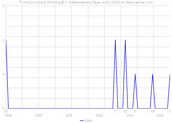 Tonny Loorbach Holding B.V. (Netherlands) Page visits 2024 