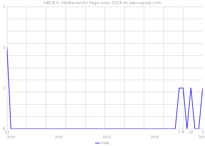 KBS B.V. (Netherlands) Page visits 2024 
