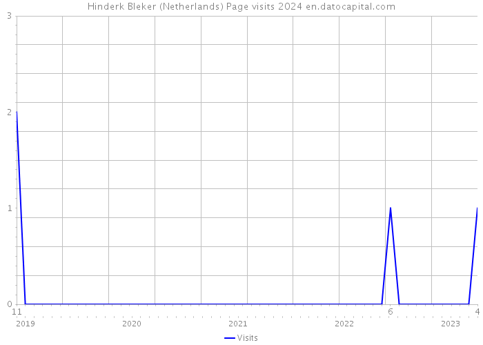 Hinderk Bleker (Netherlands) Page visits 2024 